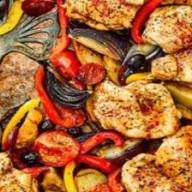 Kip piri piri uit de oven